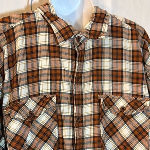 Red Head flannel men’s button front long sleeve